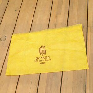 Goyard Paris Yellow Dust Bag Sleeve - New
